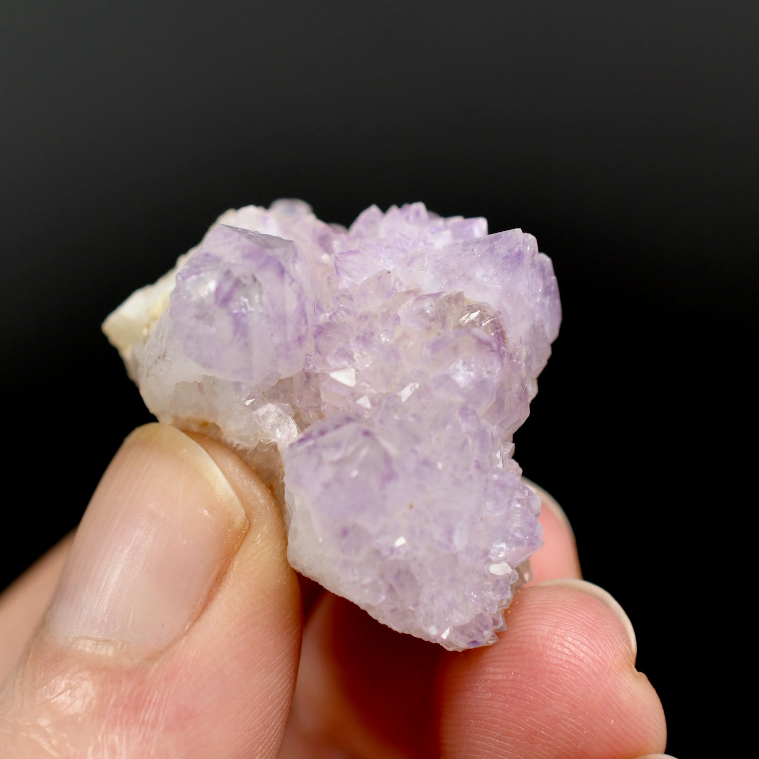 Tantric Twin Amethyst Spirit Quartz Crystal Cluster