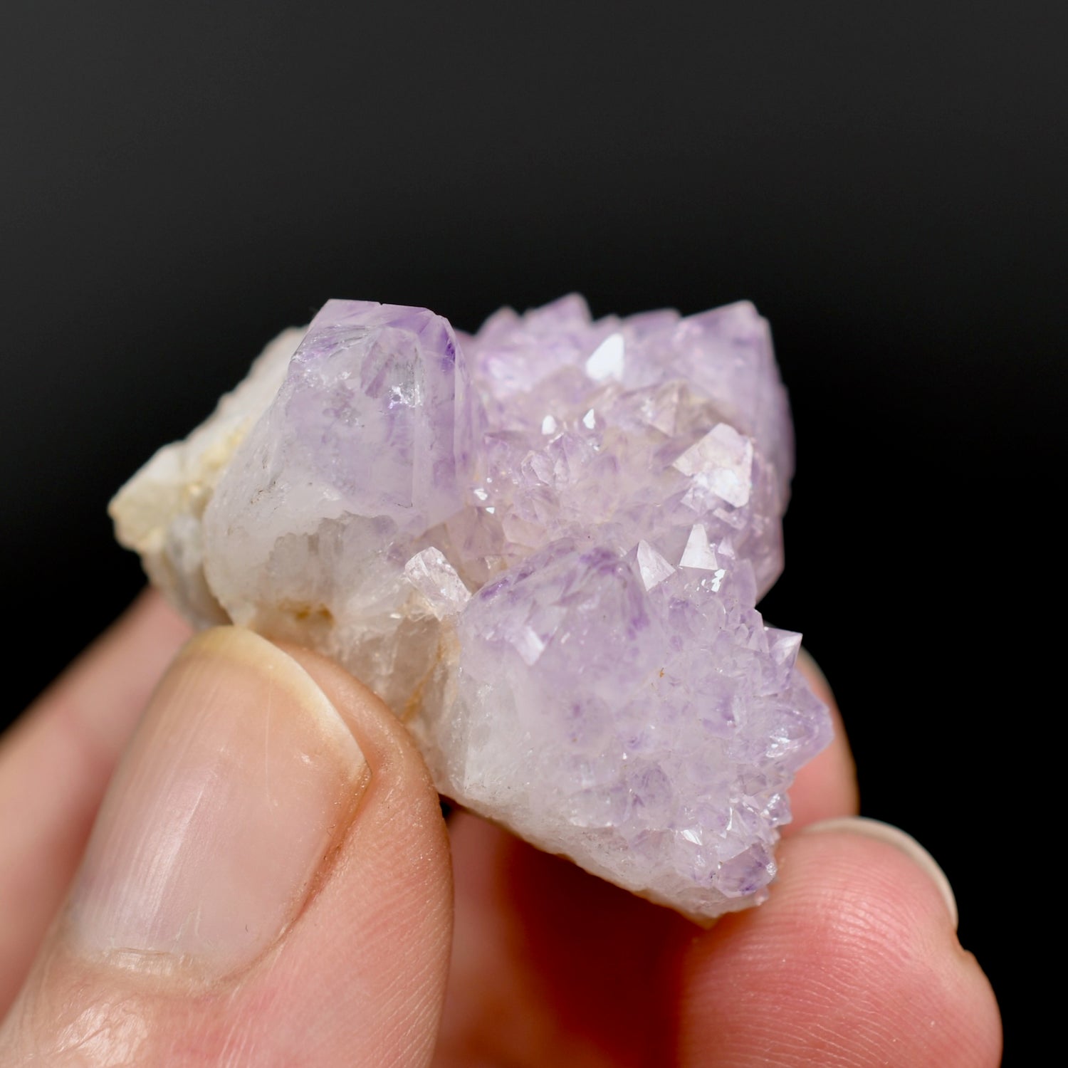 Tantric Twin Amethyst Spirit Quartz Crystal Cluster