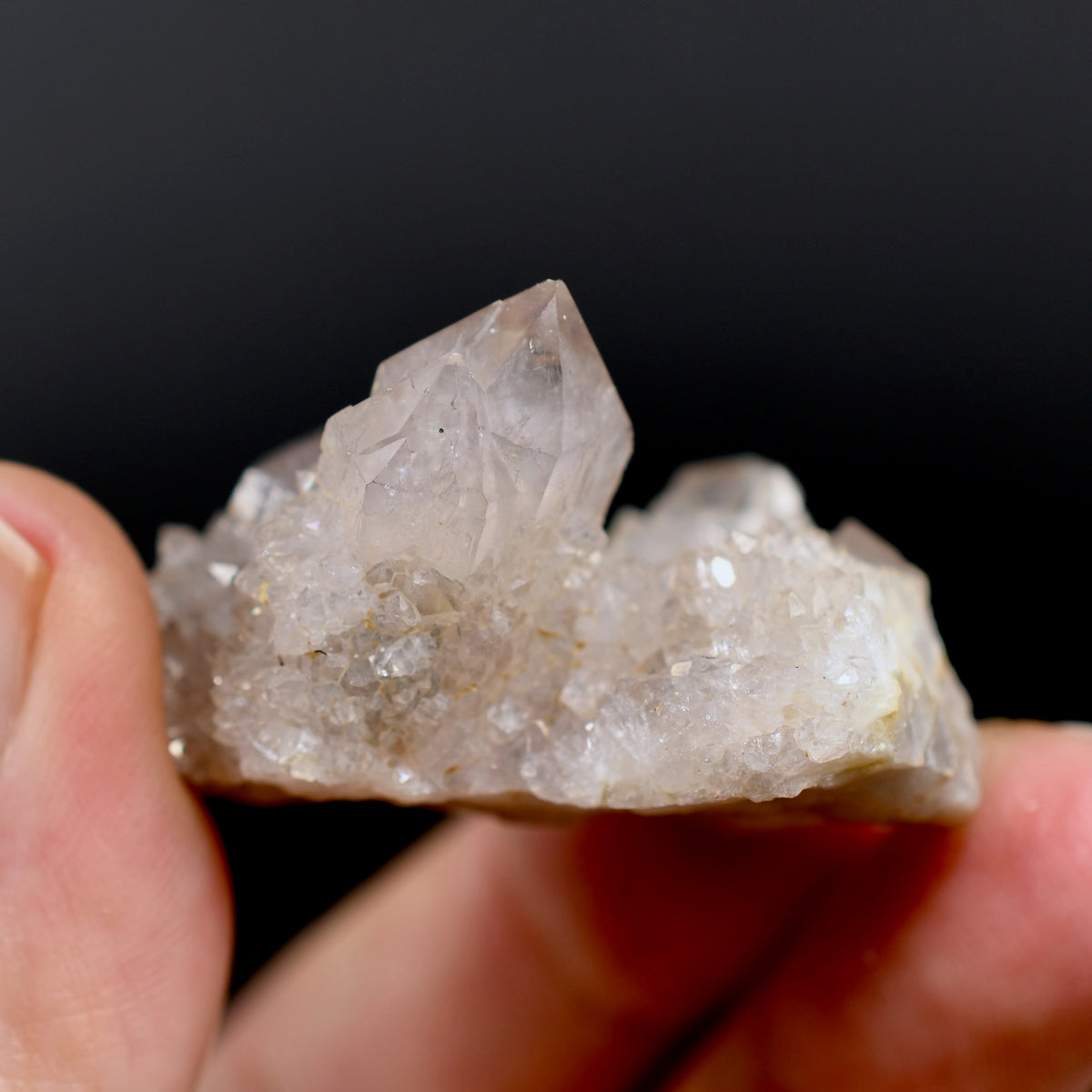 Tantric Twin Amethyst Spirit Quartz Crystal Cluster