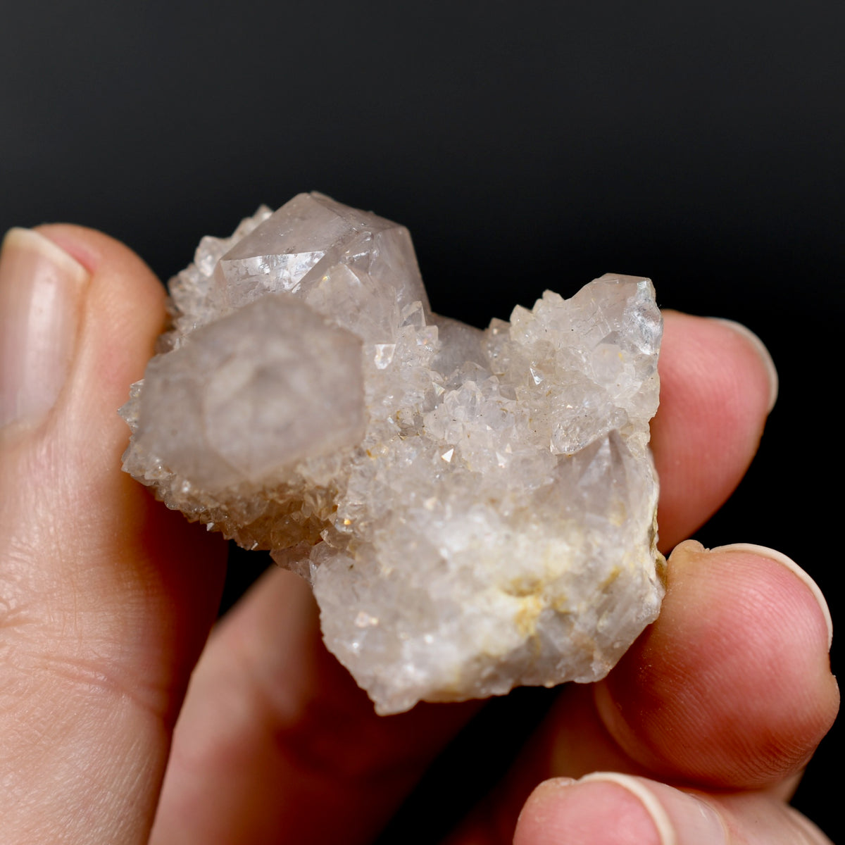 Tantric Twin Amethyst Spirit Quartz Crystal Cluster