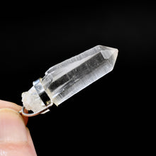 Load image into Gallery viewer, Cosmic Isis Face White Light Lemurian Seed Crystal Starbrary Pendant
