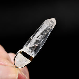 Tessin Habit Isis Face White Light Lemurian Seed Crystal Laser Pendant for Necklace