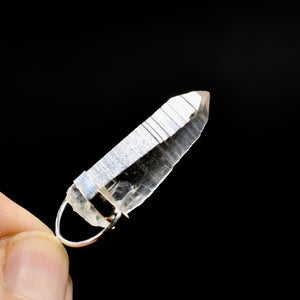 Tessin Habit Isis Face White Light Lemurian Seed Crystal Laser Pendant for Necklace