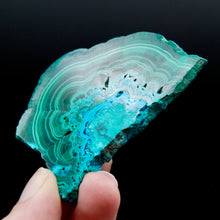 Load image into Gallery viewer, Malachite Chrysocolla Crystal Slab Slice
