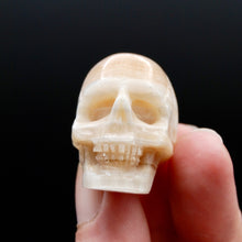 Load image into Gallery viewer, Mini Onyx Carved Crystal Skull
