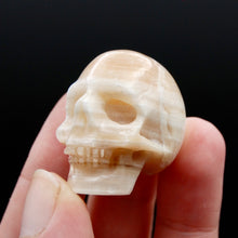 Load image into Gallery viewer, Mini Onyx Carved Crystal Skull
