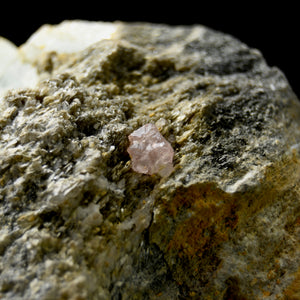 Raw Aquamarine Crystal Beryl Pink Fluorite Muscovite Matrix