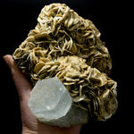 Raw Aquamarine Crystal Beryl Pink Fluorite Muscovite Matrix