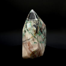 Load image into Gallery viewer, Phoenix Stone Ajoite Malachite Quartz Crystal Freeform Tower, Messina Mine
