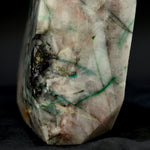 Phoenix Stone Ajoite Malachite Quartz Crystal Freeform Tower, Messina Mine