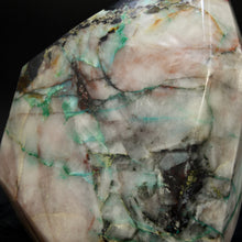 Load image into Gallery viewer, Phoenix Stone Ajoite Malachite Quartz Crystal Freeform Tower, Messina Mine
