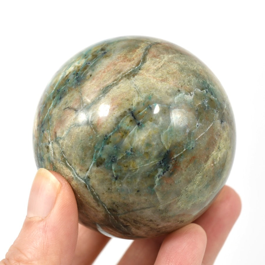 Large Chrysocolla Crystal Sphere