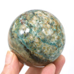 Large Chrysocolla Crystal Sphere