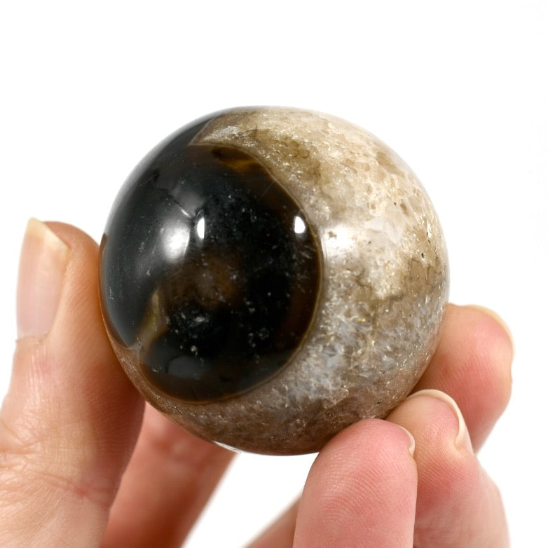 Sulemani Eye of Shiva Banded Sardonyx Crystal Sphere