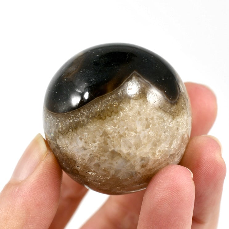 Sulemani Eye of Shiva Banded Sardonyx Crystal Sphere