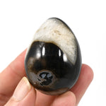 Sulemani Eye of Shiva Banded Sardonyx Crystal Egg