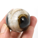 Sulemani Eye of Shiva Banded Sardonyx Crystal Egg