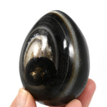 Sulemani Eye of Shiva Banded Sardonyx Crystal Egg