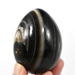 Sulemani Eye of Shiva Banded Sardonyx Crystal Egg