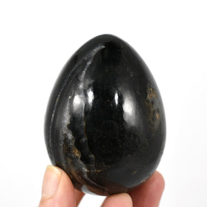 Sulemani Eye of Shiva Banded Sardonyx Crystal Egg