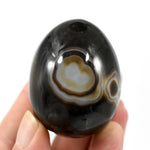 Sulemani Eye of Shiva Banded Sardonyx Crystal Egg