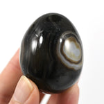 Sulemani Eye of Shiva Banded Sardonyx Crystal Egg