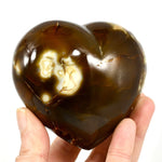 Carnelian Agate Crystal Heart