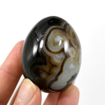 Sulemani Eye of Shiva Banded Sardonyx Crystal Egg