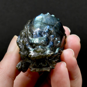 Labradorite Carved Crystal Dragon Turtle