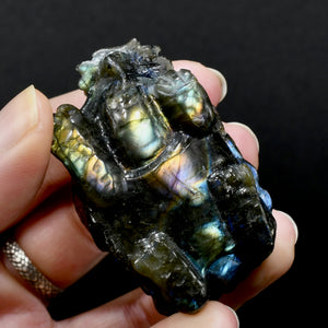 Labradorite Carved Crystal Dragon Turtle