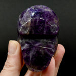Chevron Dream Amethyst Crystal Skull