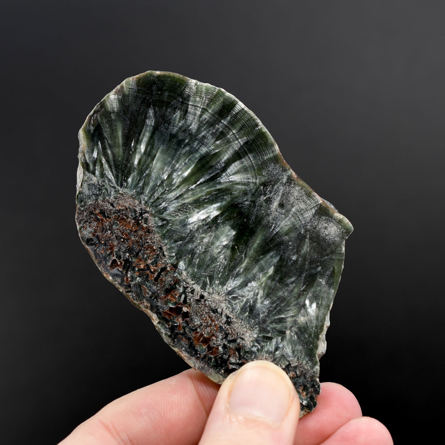 Seraphinite Crystal Slab Slice