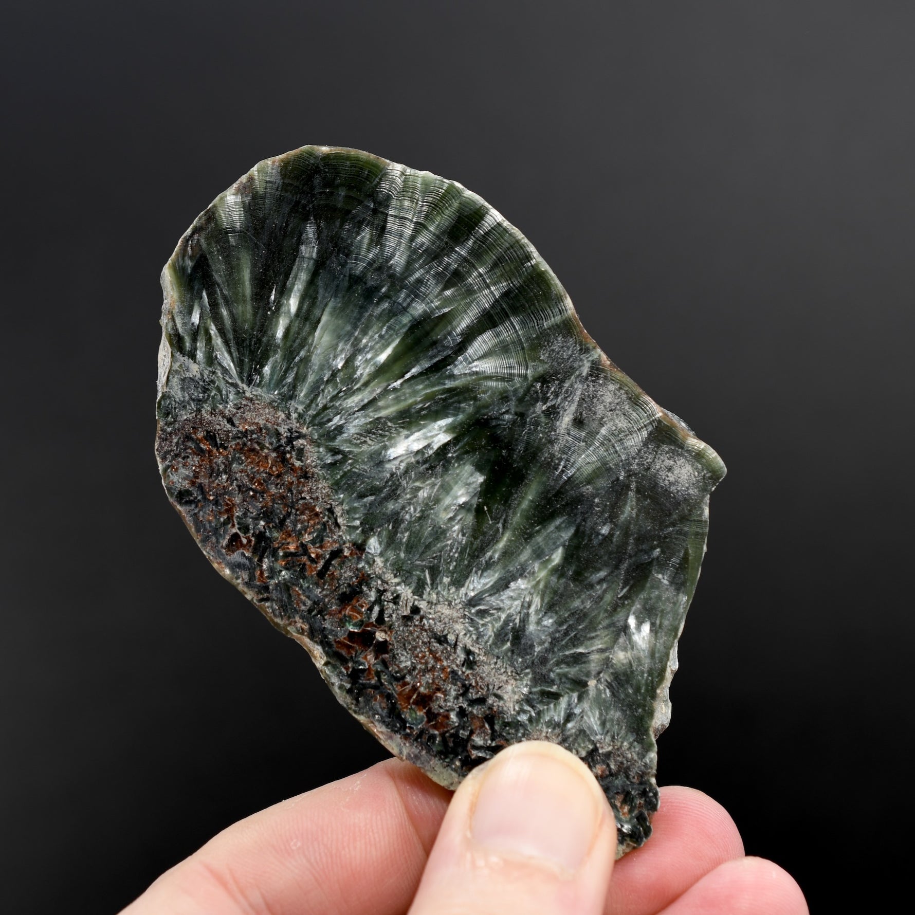 Seraphinite Crystal Slab Slice