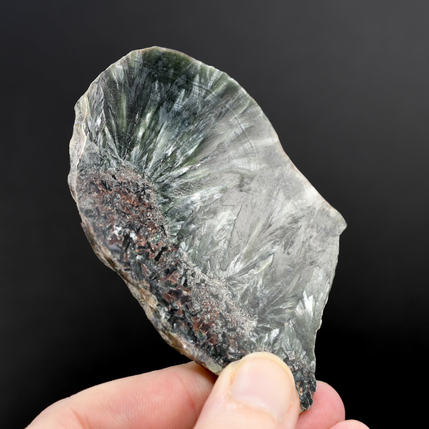 Seraphinite Crystal Slab Slice