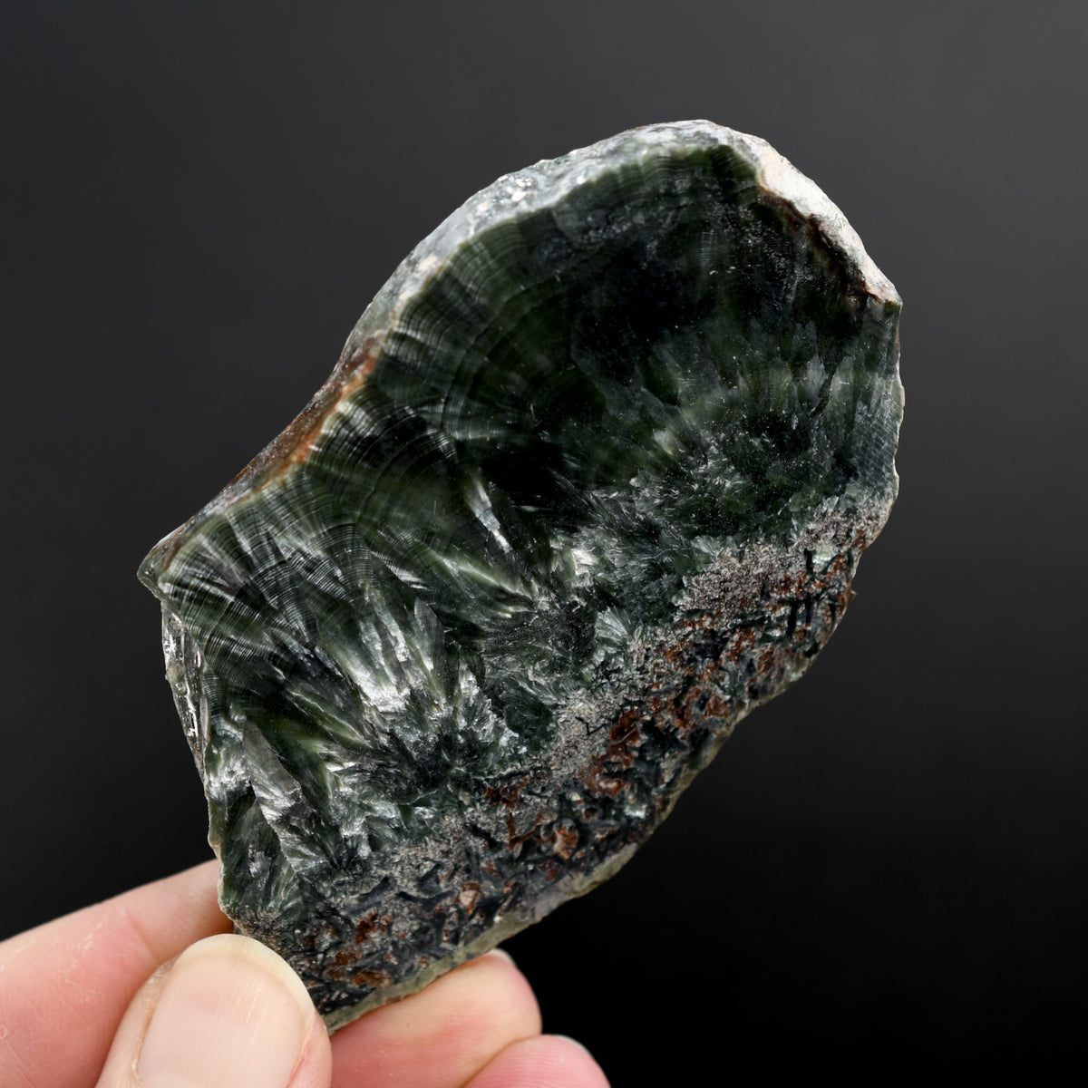Seraphinite Crystal Slab Slice