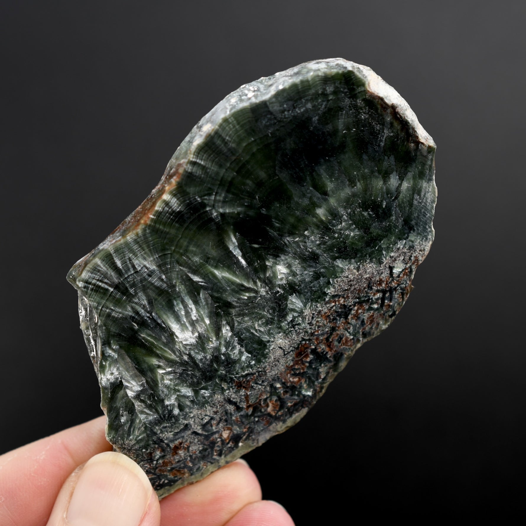 Seraphinite Crystal Slab Slice