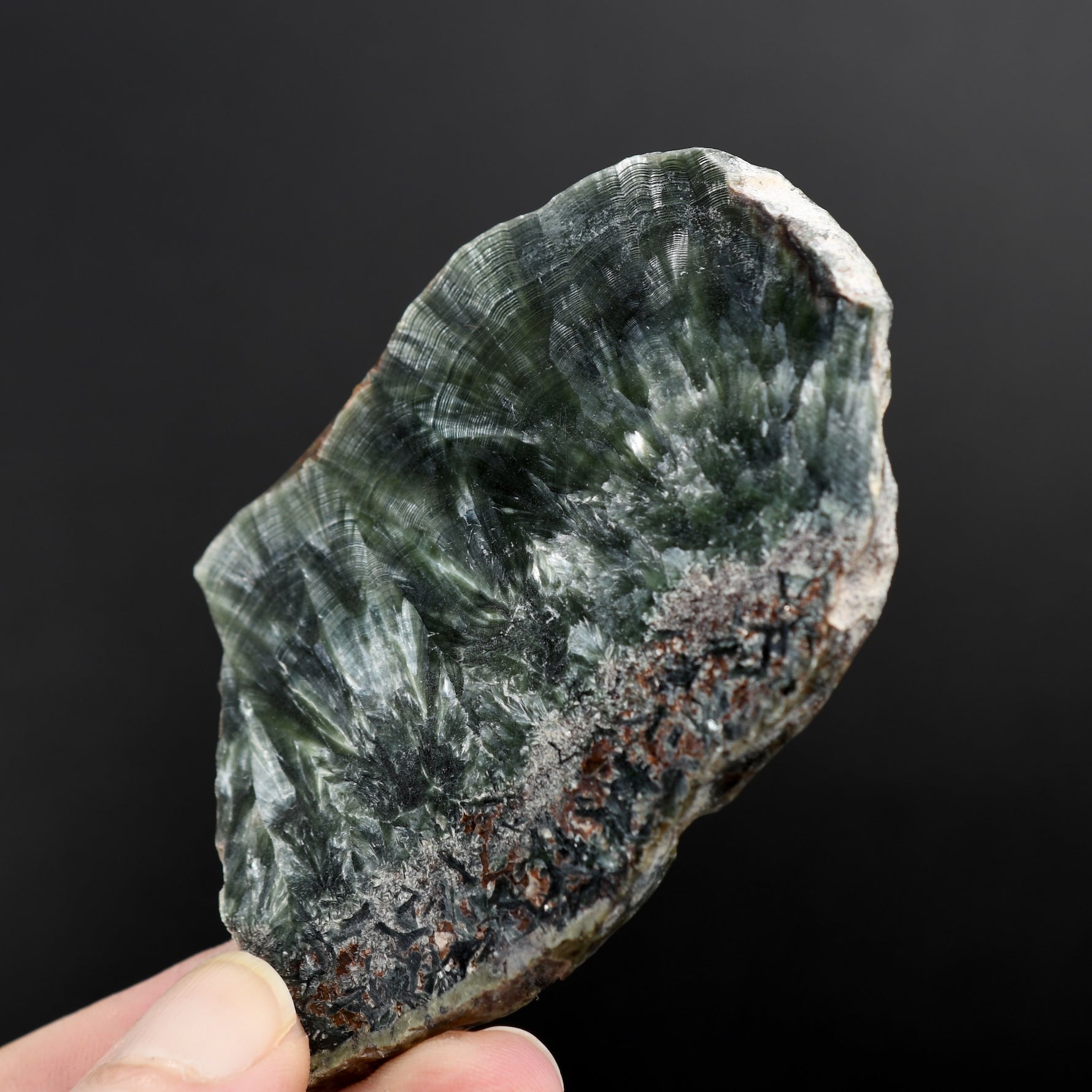 Seraphinite Crystal Slab Slice