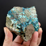 Chrysocolla Shattuckite Copper Crystal Slab