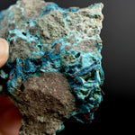 Chrysocolla Shattuckite Copper Crystal Slab
