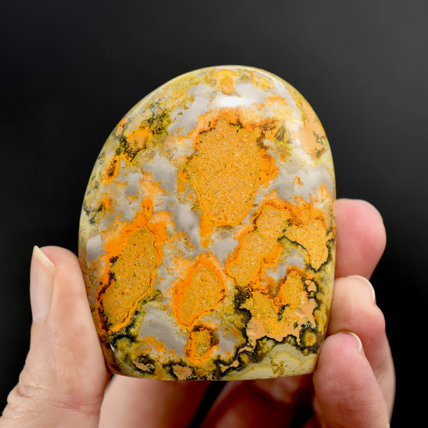 Bumblebee Jasper Crystal Freeform Tower