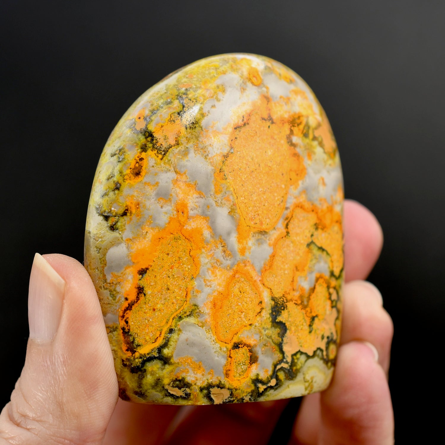 Bumblebee Jasper Crystal Freeform Tower