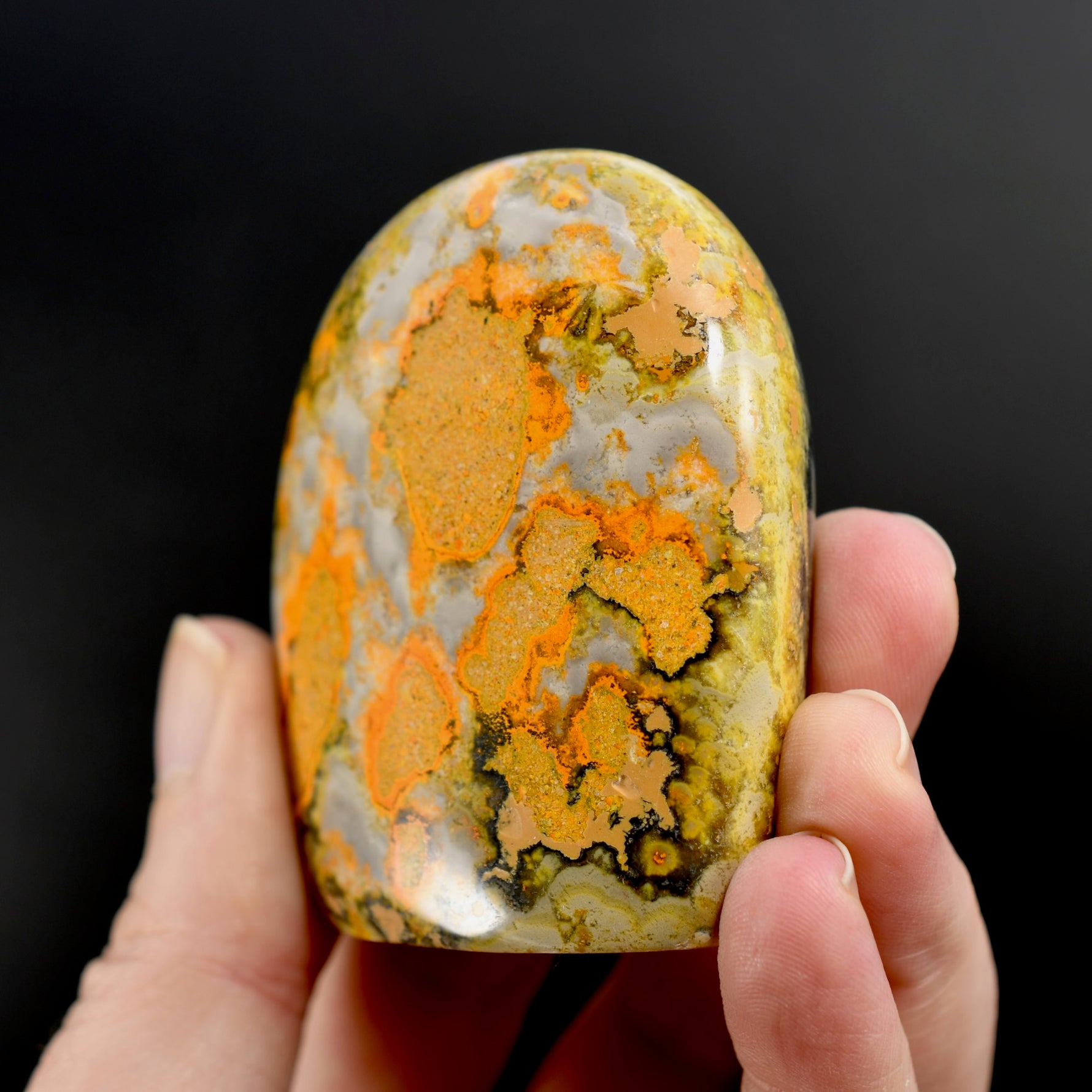 Bumblebee Jasper Crystal Freeform Tower