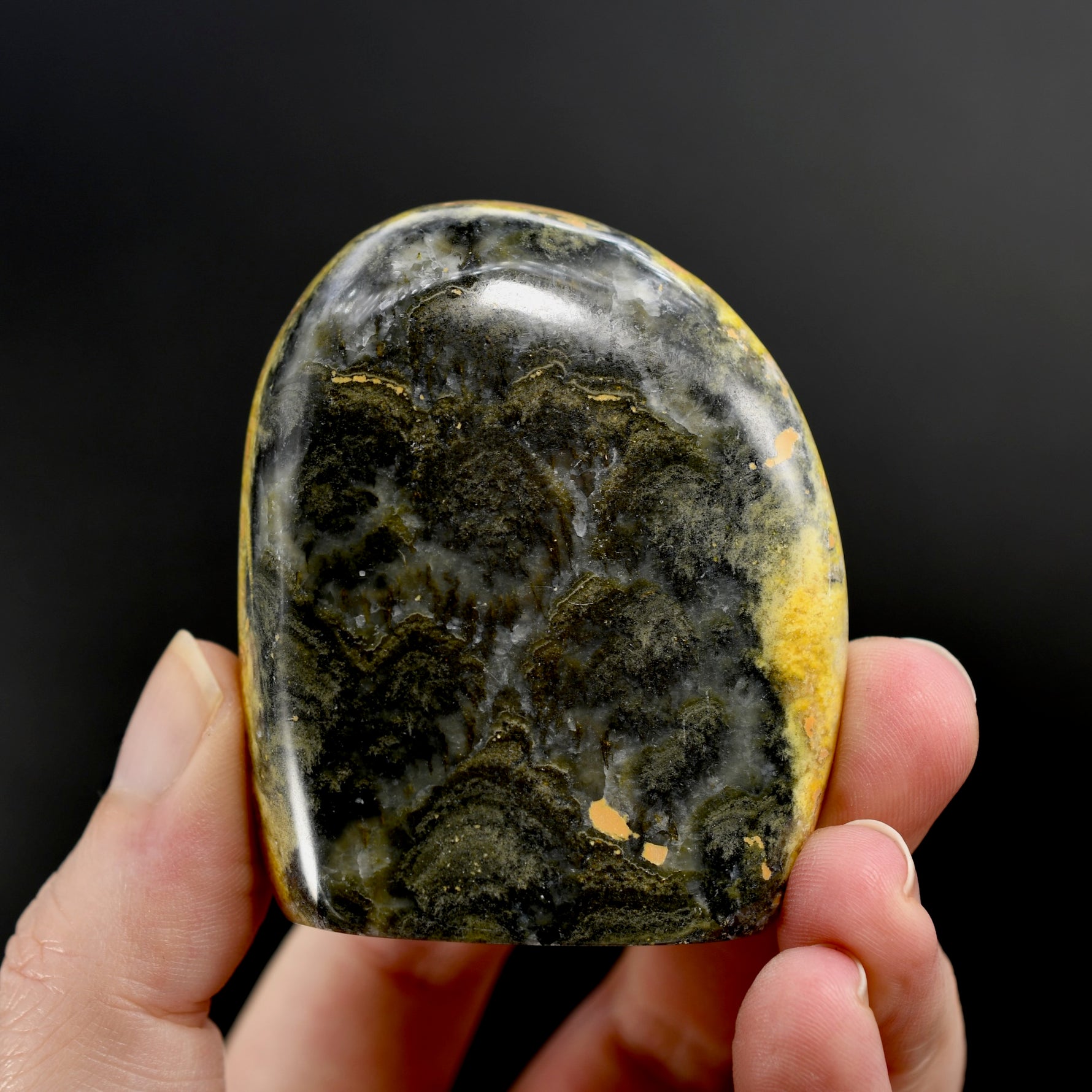 Bumblebee Jasper Crystal Freeform Tower