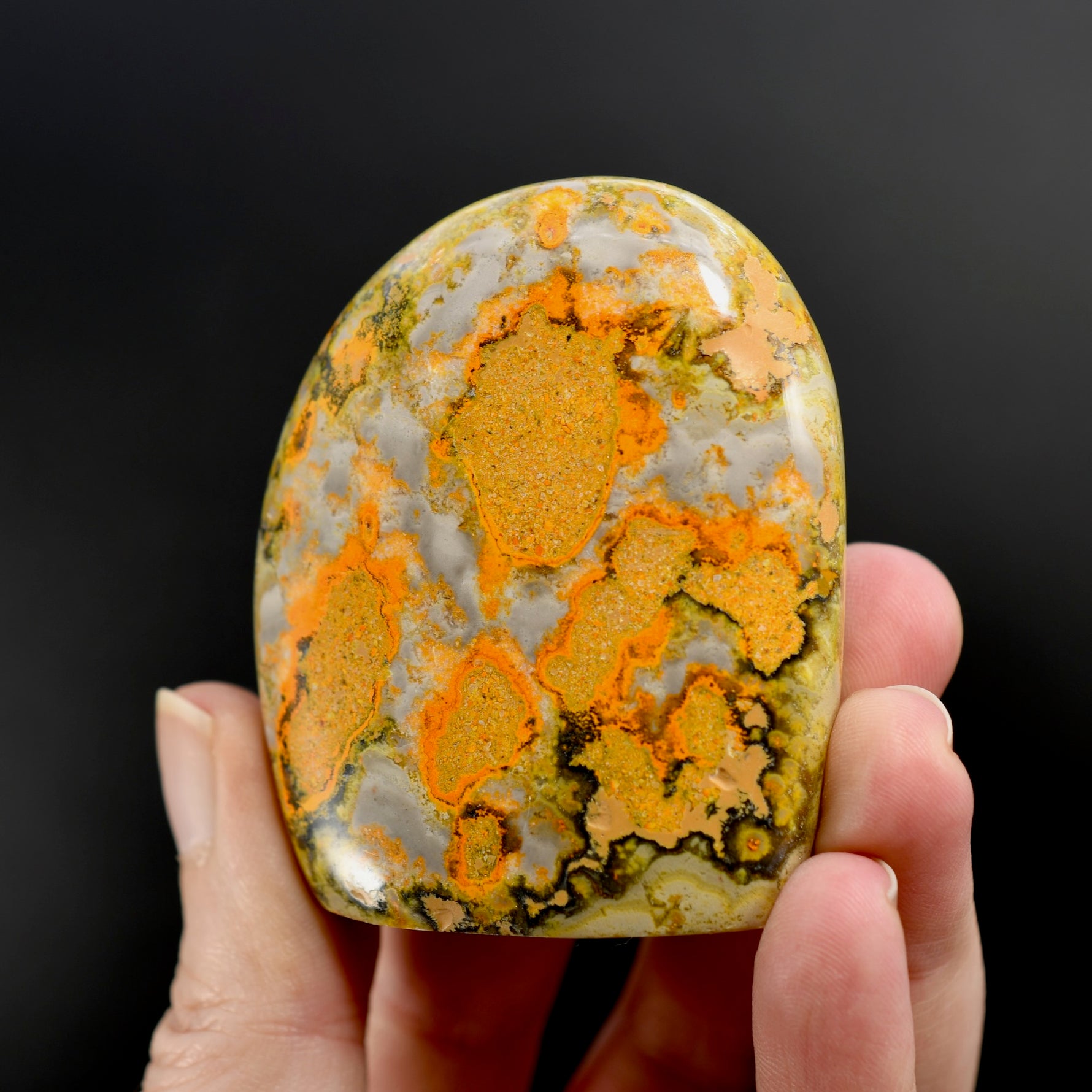 Bumblebee Jasper Crystal Freeform Tower