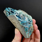 Chrysocolla Shattuckite Copper Crystal Slab