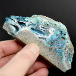 Chrysocolla Shattuckite Copper Crystal Slab