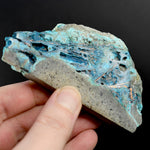 Chrysocolla Shattuckite Copper Crystal Slab