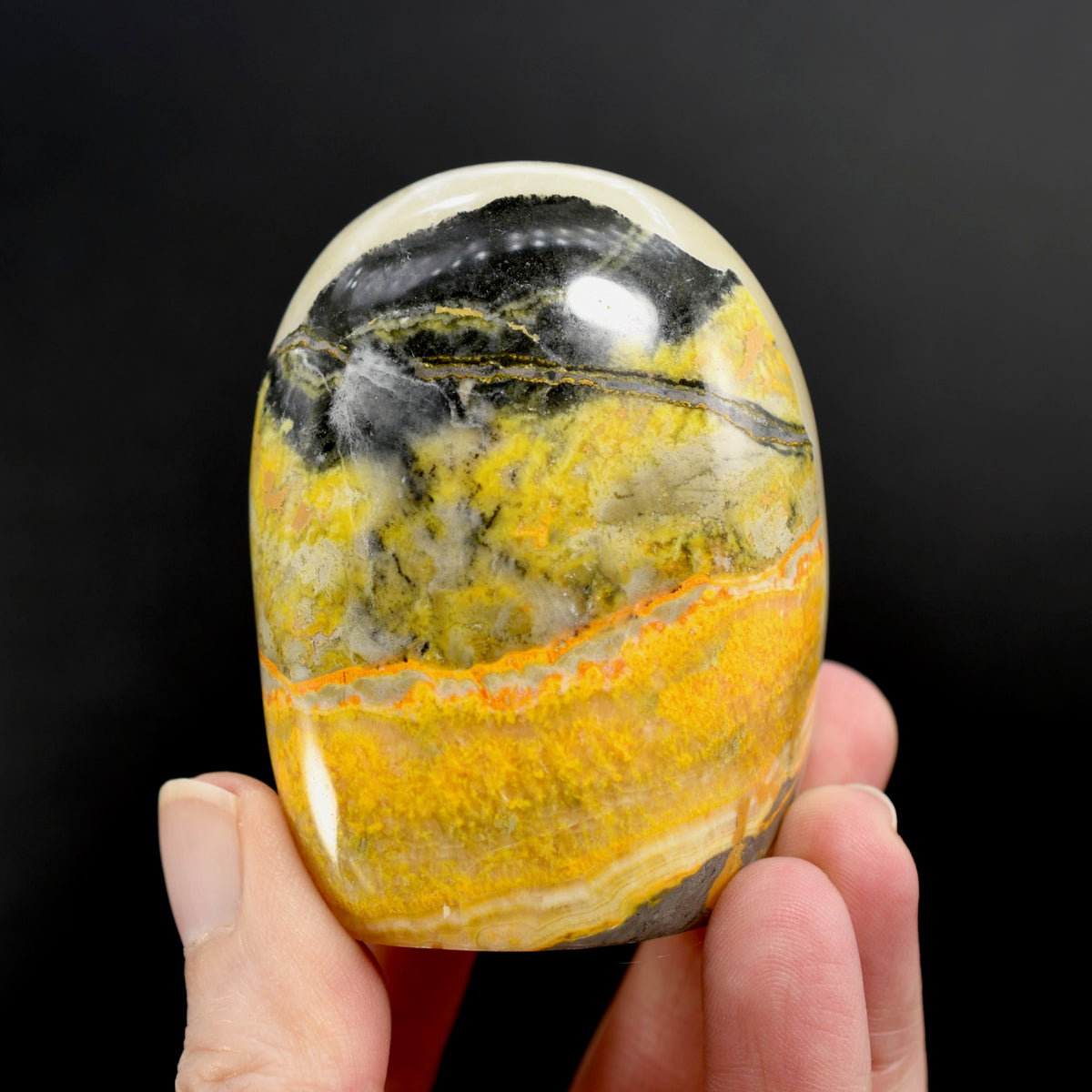 Bumblebee Jasper Crystal Freeform Tower