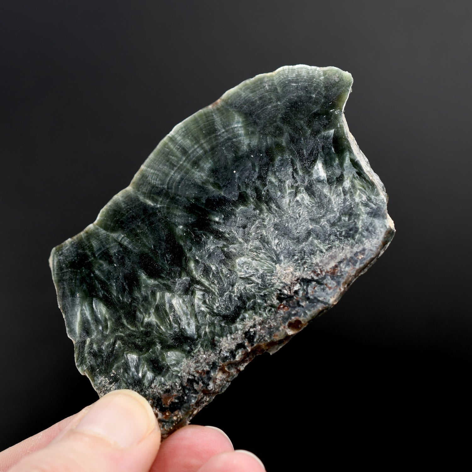 Seraphinite Crystal Slab Slice