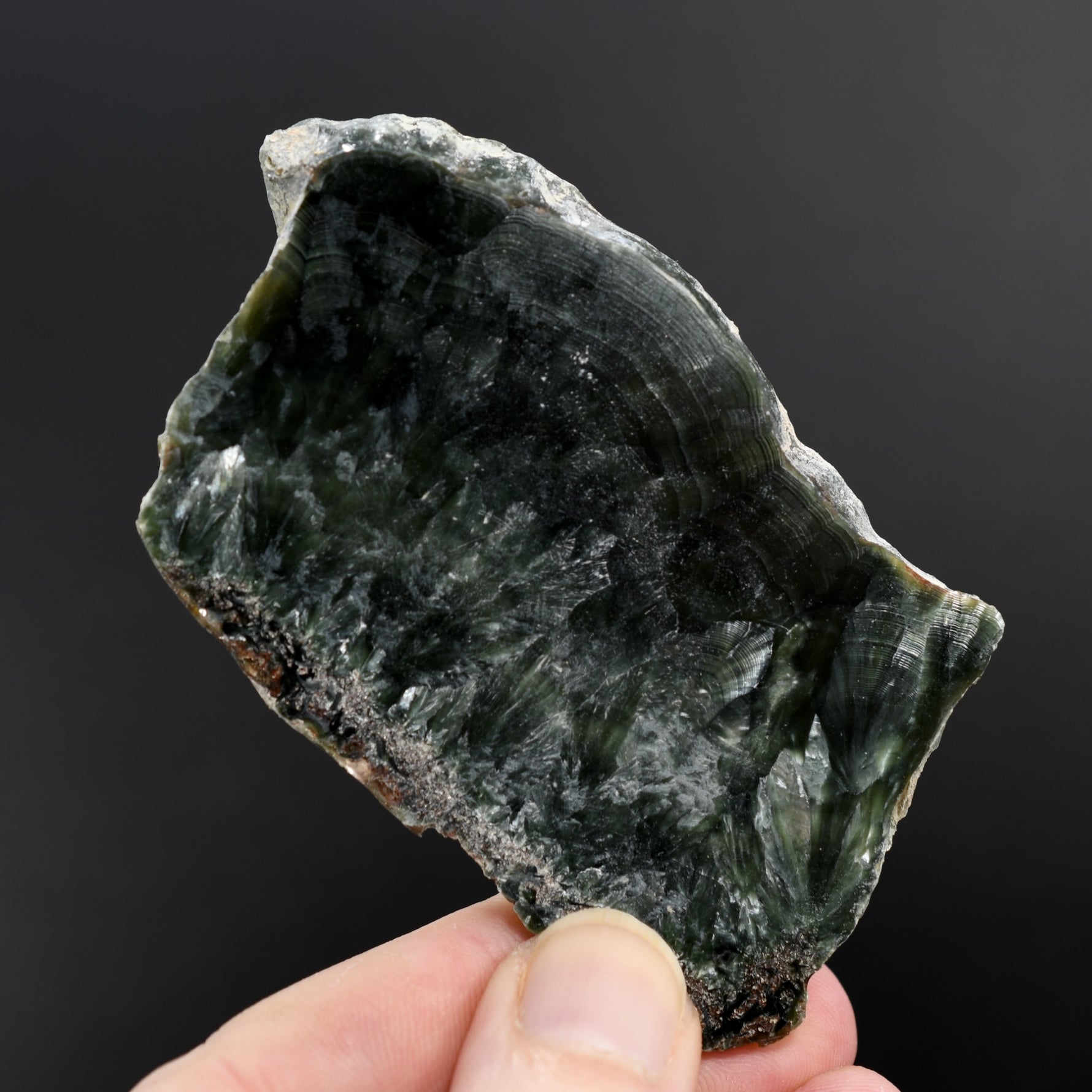 Seraphinite Crystal Slab Slice